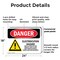 Signmission Electrocution Hazard Crane Danger Sign, Plastic, 24in W x 18in L, 2PK OS-2PACK-DS-P-1824-L-1764 - alternate 5